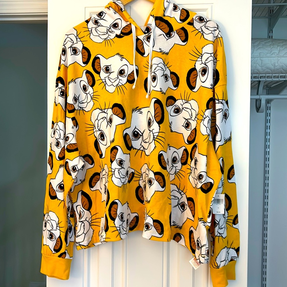 Disneys Lion King Simba Sweatshirt with hoodie